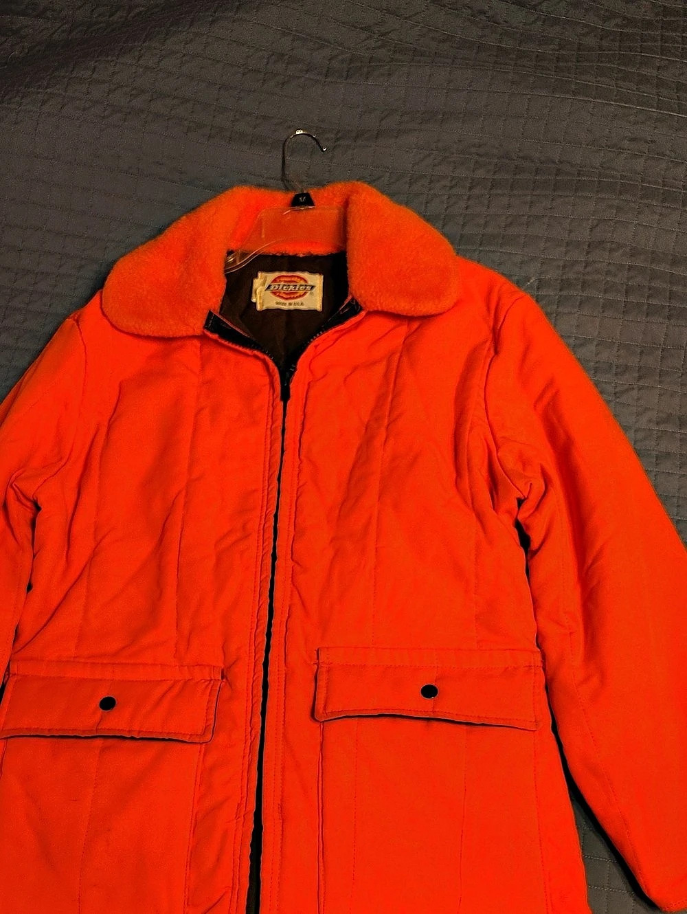 Dickies Youth Orange Hunting Jacket Size Large Like New